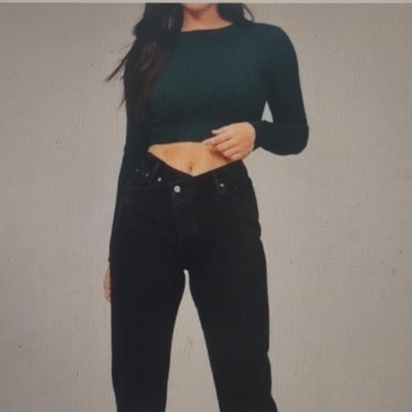 Abercrombie & Fitch Denim - Abercrombie & Fitch Black Straight Leg Jeans Size 28/6L